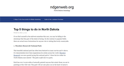 Desktop Screenshot of ndgenweb.org